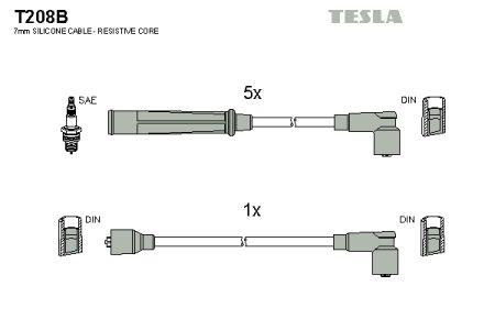 Tesla T208B Ignition cable kit T208B