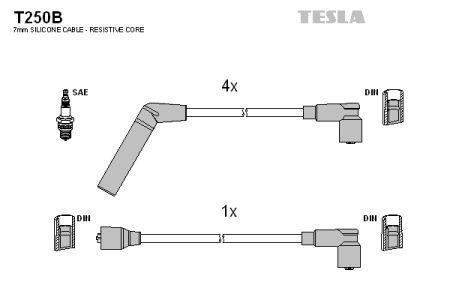 Tesla T250B Ignition cable kit T250B