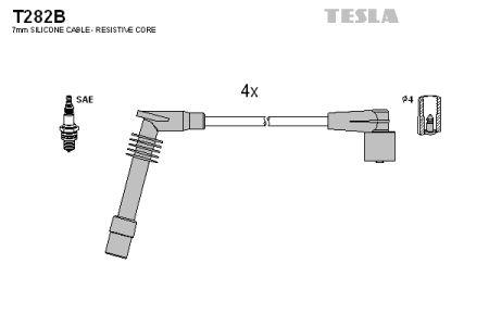 Tesla T282B Ignition cable kit T282B