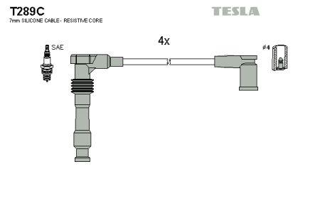 Tesla T289C Ignition cable kit T289C