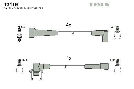 Tesla T311B Ignition cable kit T311B