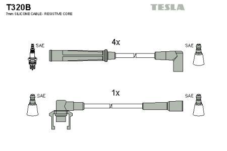 Tesla T320B Ignition cable kit T320B
