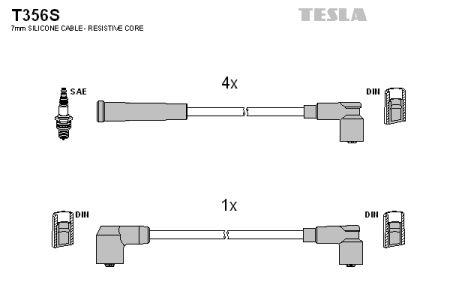 Tesla T356S Ignition cable kit T356S