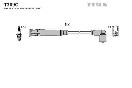 T389C Tesla Ignition lead set