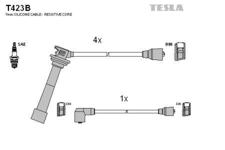 Tesla T423B Ignition cable kit T423B