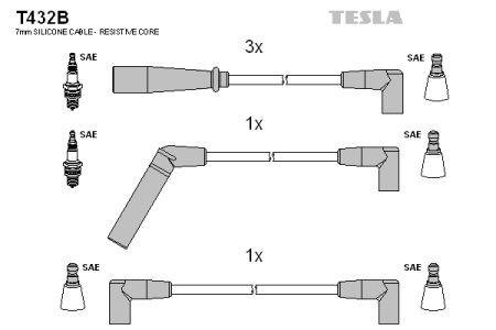Tesla T432B Ignition cable kit T432B