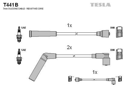 Tesla T441B Ignition cable kit T441B