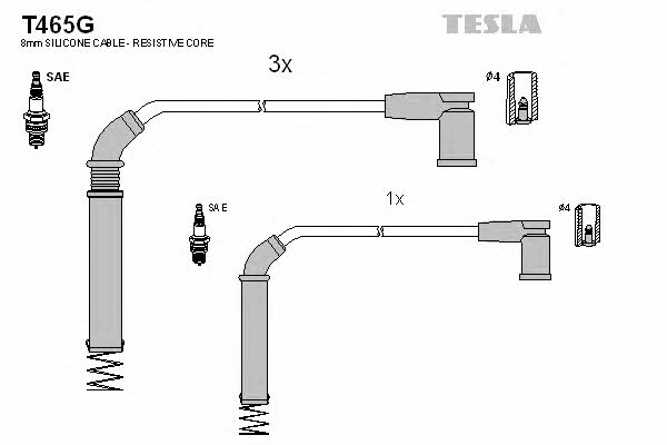 Tesla T465G Ignition cable kit T465G