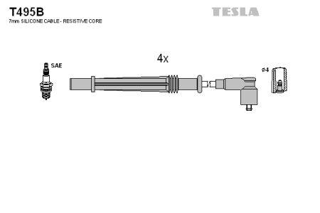 Ignition cable kit Tesla T495B