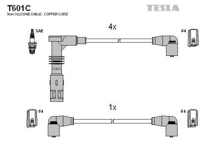 Tesla T601C Ignition cable kit T601C