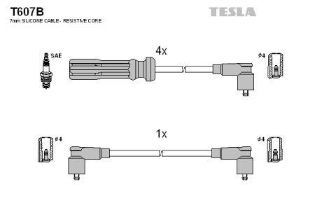 Tesla T607B Ignition cable kit T607B