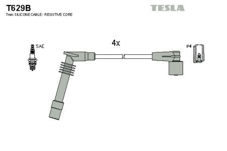 Tesla T629B Ignition cable kit T629B