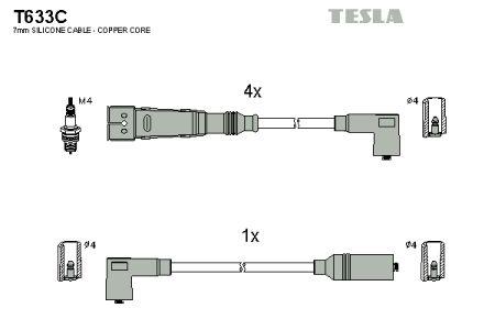Tesla T633C Ignition cable kit T633C
