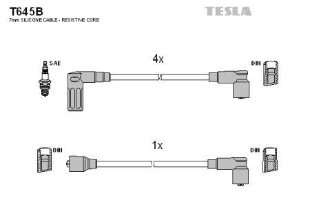 Tesla T645B Ignition cable kit T645B