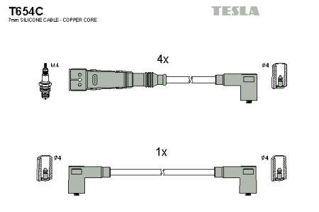 Tesla T654C Ignition cable kit T654C