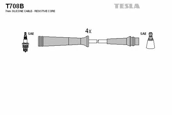 Tesla T708B Ignition lead set T708B T708B Tesla Ignition lead set