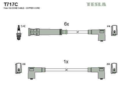 Tesla T717C Ignition cable kit T717C