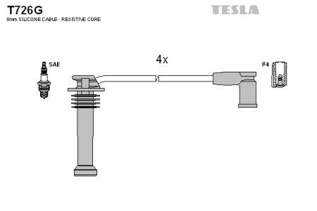 Tesla T726G Ignition cable kit T726G