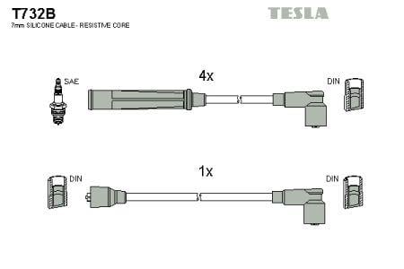 Tesla T732B Ignition cable kit T732B