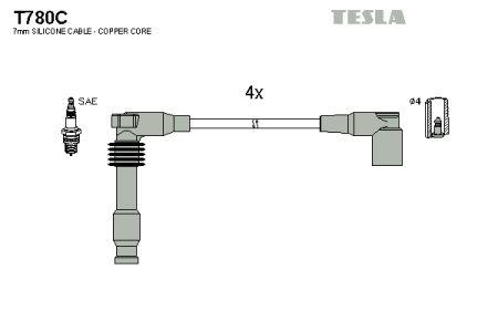 Tesla T780C Ignition cable kit T780C