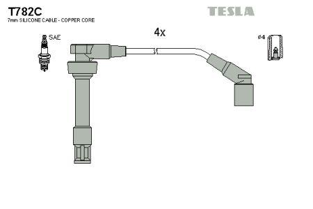 Tesla T782C Ignition cable kit T782C