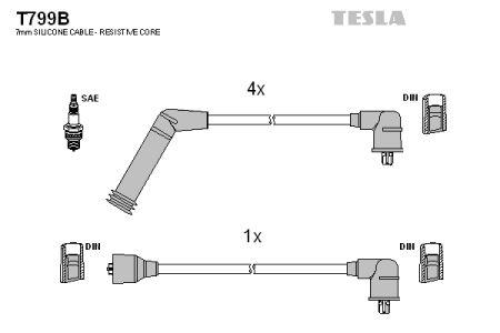 Tesla T799B Ignition cable kit T799B