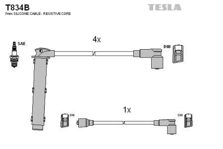 Tesla T834B Ignition cable kit T834B