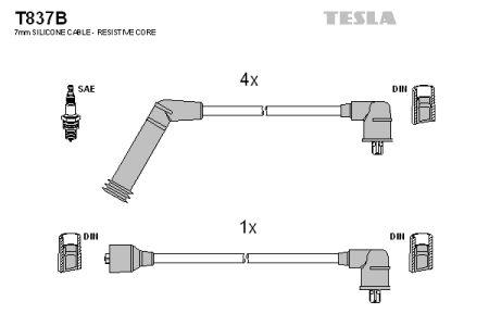 Tesla T837B Ignition cable kit T837B