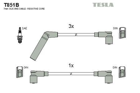 Tesla T851B Ignition cable kit T851B