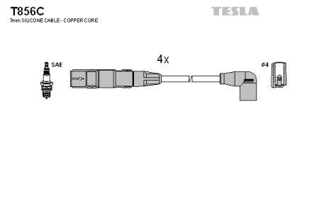Tesla T856C Ignition cable kit T856C