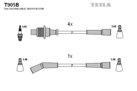 Tesla T905B Ignition cable kit T905B