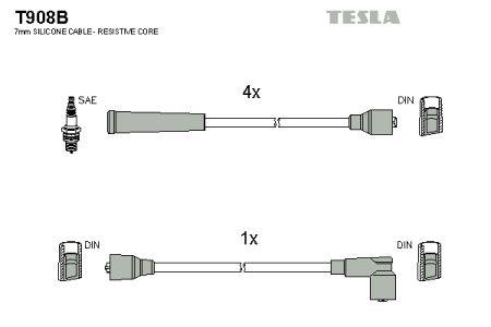 Tesla T908B Ignition cable kit T908B