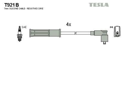 Tesla T921B Ignition cable kit T921B