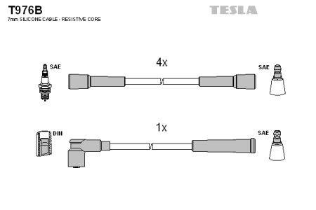 Tesla T976B Ignition cable kit T976B