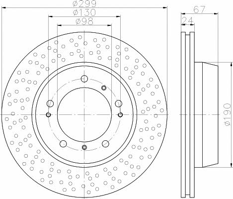 Textar 92176710 Brake disc 92176710