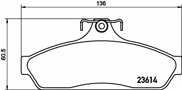 Brake pad Holden Commodore: 2361401 Textar Brake pad set