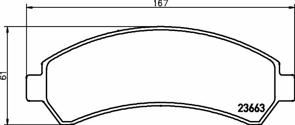 Brake pad kit Chevrolet S10: 2366301 Textar Brake pad set