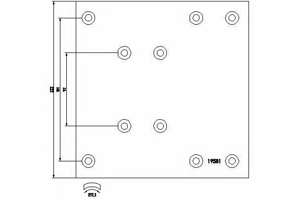 1970720 Textar Friction lining for brake pads