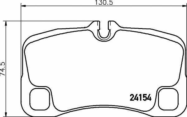 Textar 2415404 Brake Pad Set, disc brake 2415404