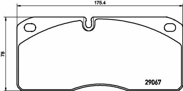 Textar 2906705 Brake Pad Set, disc brake 2906705