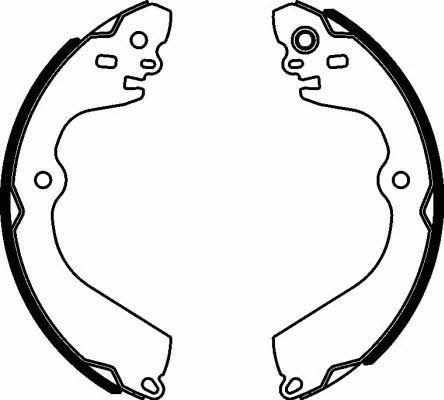 Textar 91078400 Brake shoe set 91078400 91078400 Textar Brake shoe set