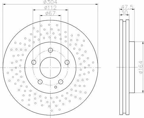 Textar 92124000 Brake disc 92124000