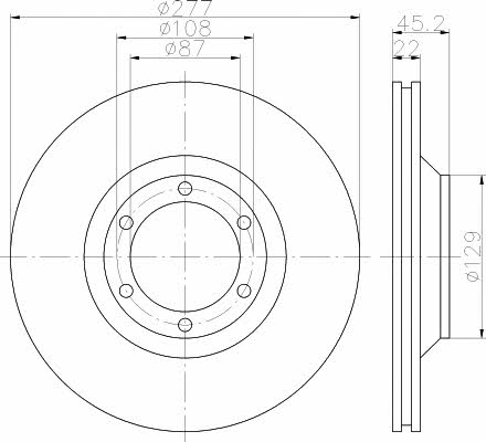 Textar 92149400 Vented brake disc, 1 pc 92149400 92149400 Textar Vented brake disc, 1 pc