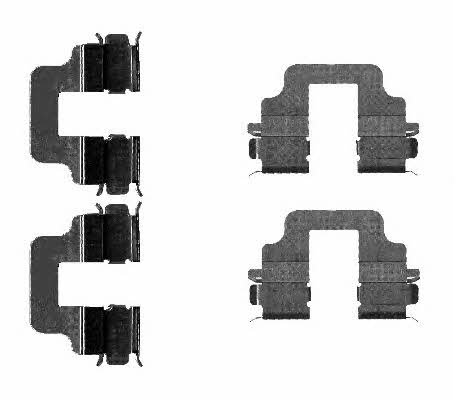 Textar 82073200 Mounting kit brake pads 82073200