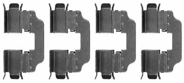 Textar 82076200 Mounting kit brake pads 82076200