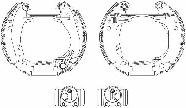 Textar 84030300 Brake shoe set 84030300