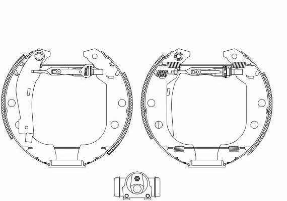 Textar 84056600 Brake shoe set 84056600