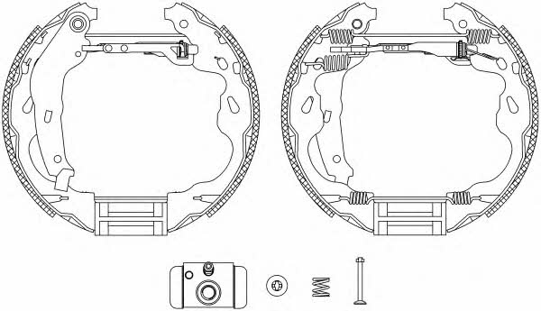 Textar 84064501 Brake shoe set 84064501