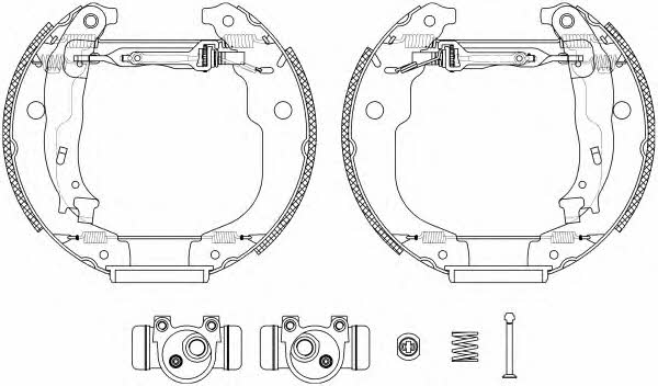 Textar 84067200 Brake shoe set 84067200