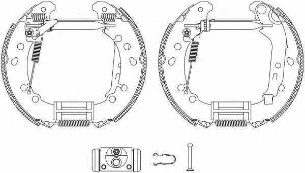 Textar 84075000 Brake shoe set 84075000